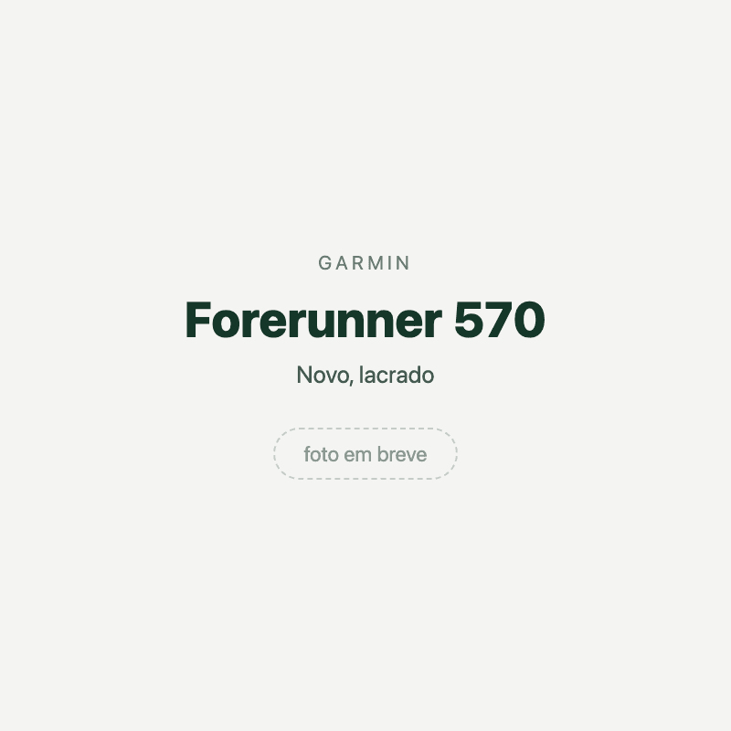 Forerunner 570 — imagem provisória, foto do aparelho ainda não disponível